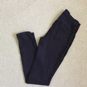 J. Brand Super Skinny Coated Jeans
